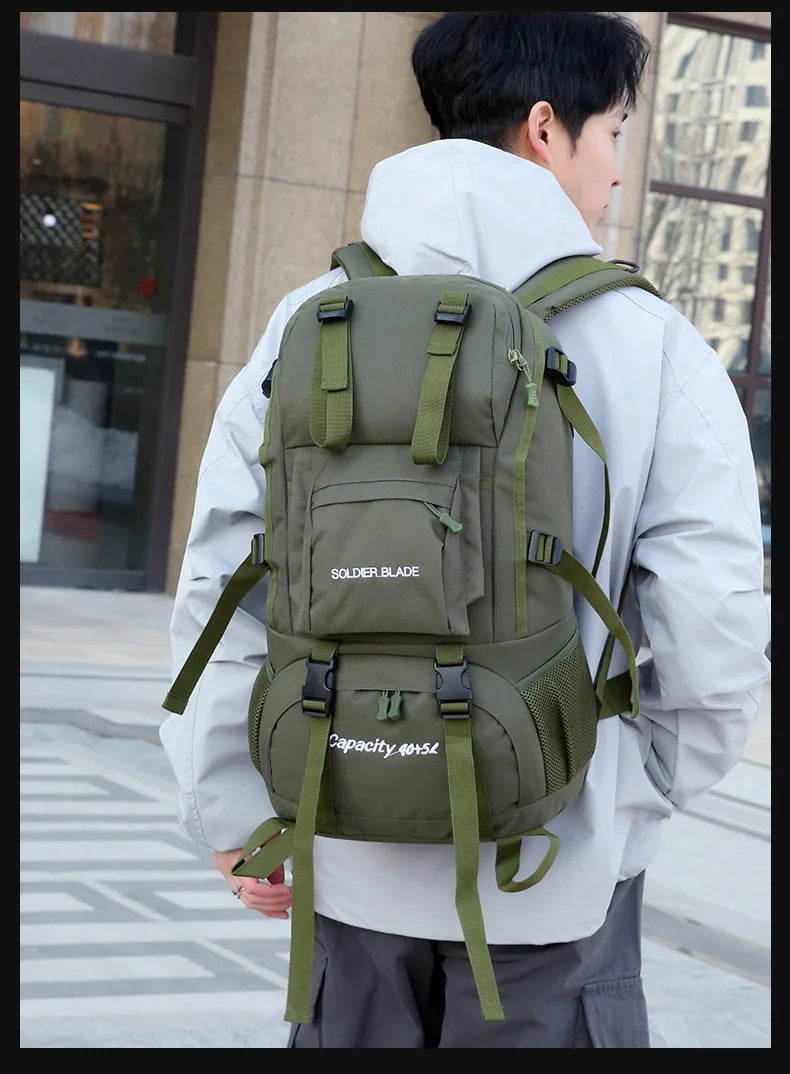 New Hiking Mountaineering Bag 50l Large Capacity Waterproof Ultra Light Outdoor Sports Backpack For Men