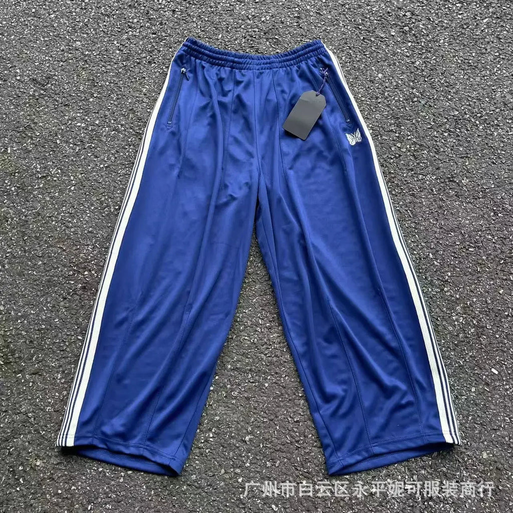 2026 Casual Loose Sports Pants  Embroidery Woven Belted Straight Leg Long Trousers for Men And Women Spring Autumn Fashion JK