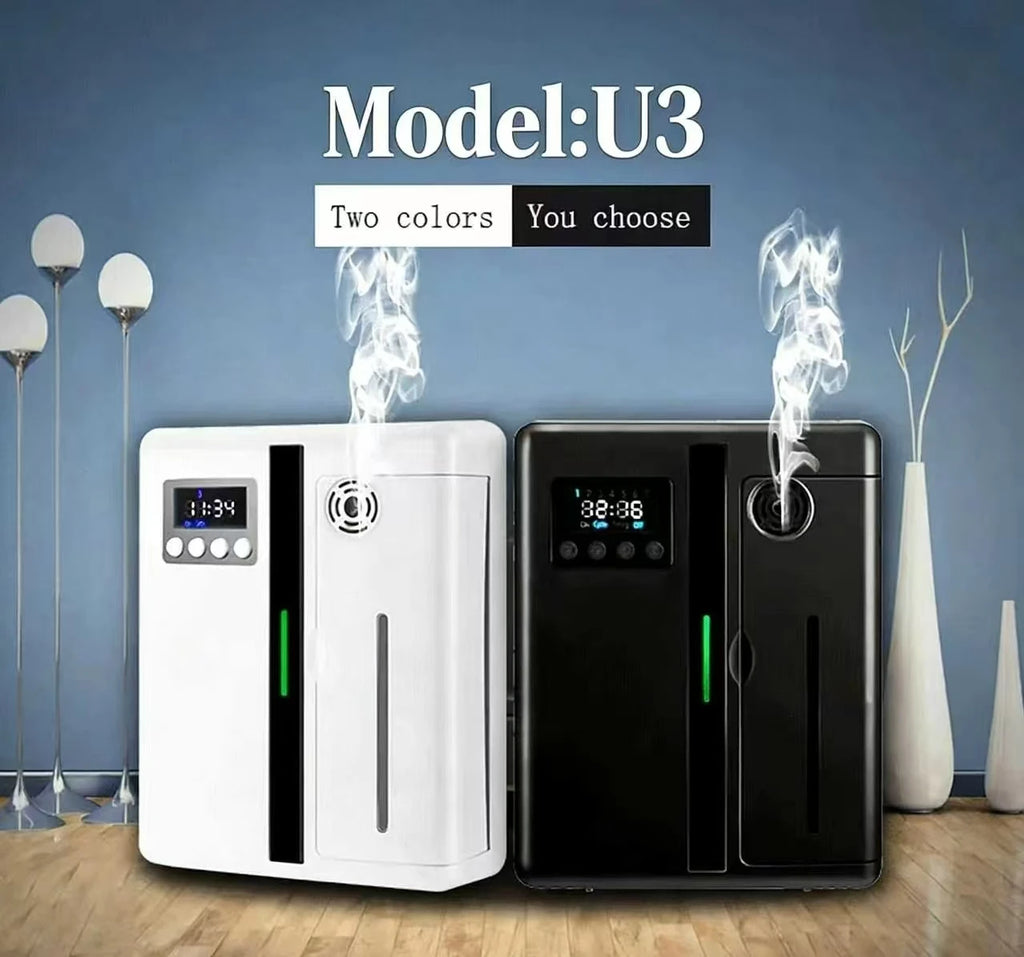 Scent Machine Aroma Diffuser Wall Mounted Hotel 160ML Aroma Diffuser With Fan Inside For Large Area Hotel Lobby Home Fragrance