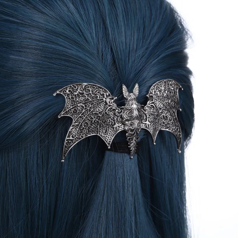 Viking Retro Gothic Bat Women's Hair Clip Personalized Fashion Multi functional Party Hair Accessories Perfect Gift Choice