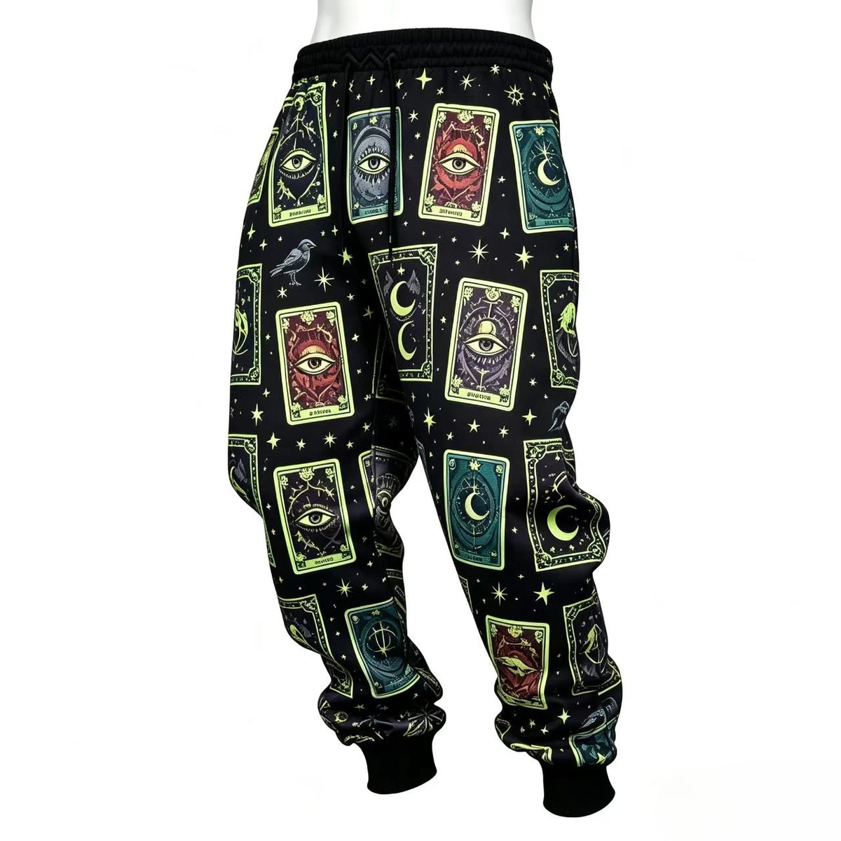 Halloween  new men's printed sweatpants, teens joggers, comfortable loose fit drawstring pants, unisex fashionable casual pants