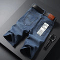 Men Classic Style Men's Slim Denim jorts Summer New Business Fashion Thin Stretch Short Casual jorts Male