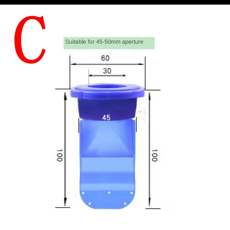 Bathroom Odor-Proof Leak Core Silicone Down the Water Pipe Draininner Sink Drain One Way Drain Valve Sewer Core