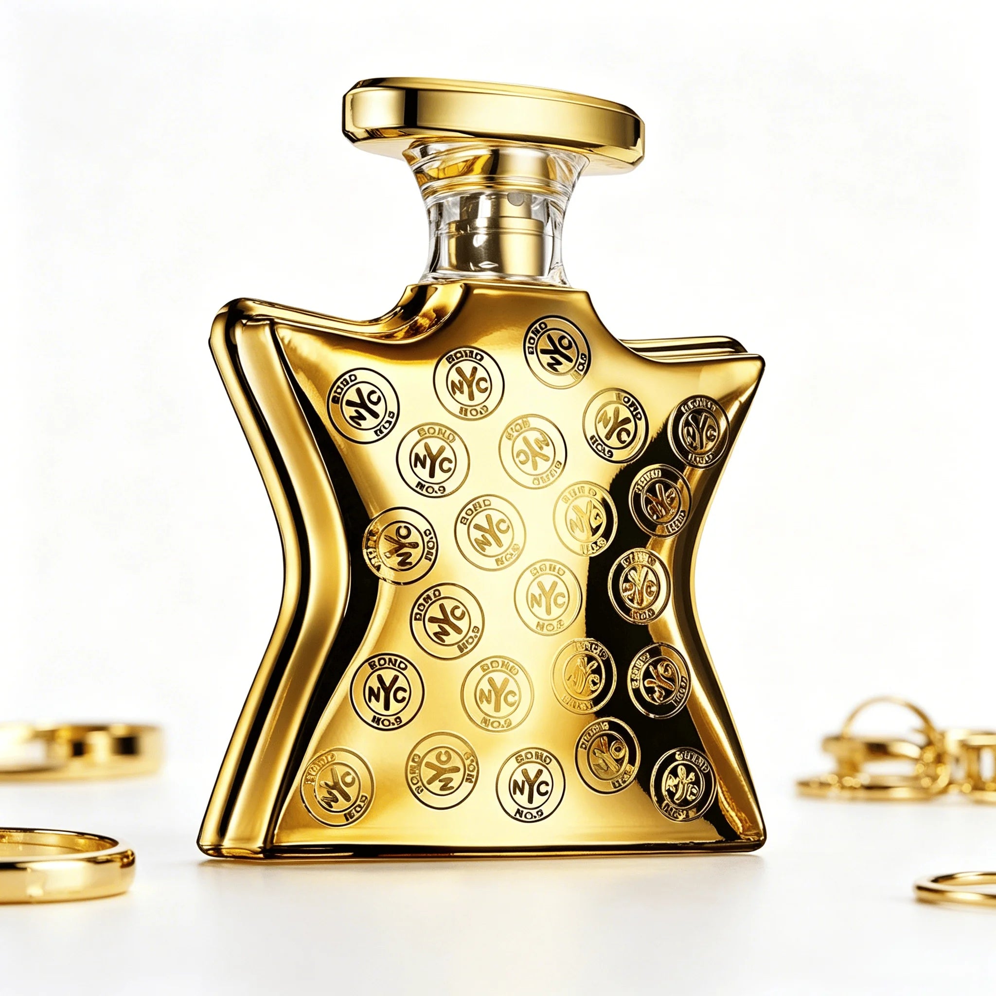 Bond No.9 Gold All Over Unisex EDP Perfume Long Lasting Spicy Oriental Woody Scent Shiny Gold Star Luxury Bottle Fragrance Gift for Men Women