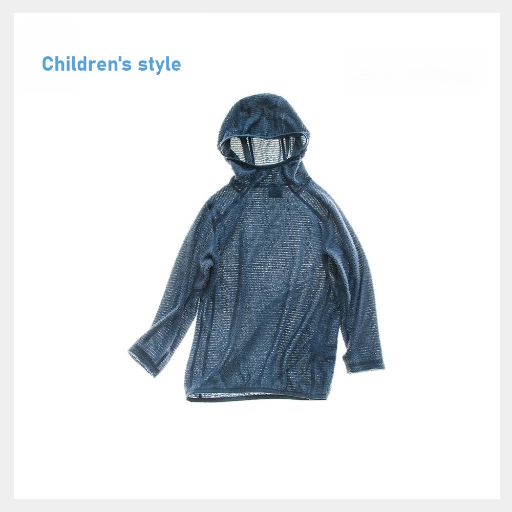 Air-Fleece Hoodie: Lightweight & Structurally Knit for Soft, Warm, Multi-Season Comfort Children's Sweatshirt