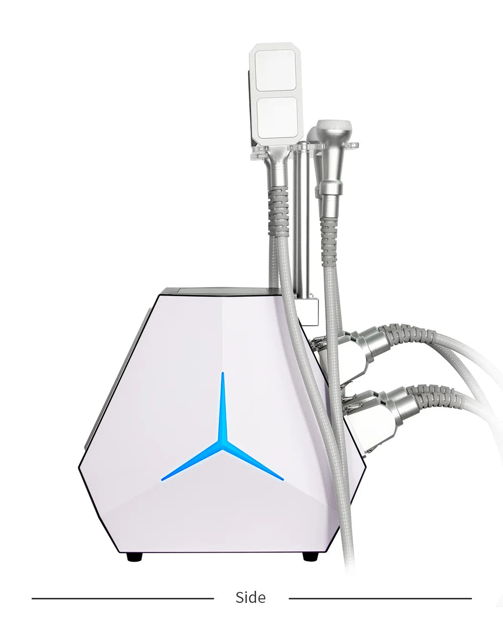 Professional Cryoskin Slimming Machine 2 Round Heads 2 Freezing Plates Skin Tightening Cellulite Removal Device