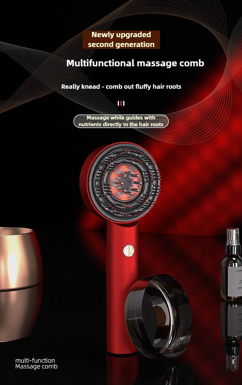 XYT-0806 Red Light Electric Massage Comb Kneading Living Hair Scalp Medicine Device Healthy Hair Guide Liquid Growth Instrument