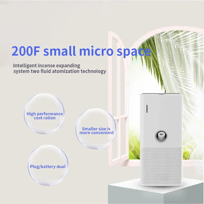 Namste 100m³ Battery Aroma Diffuser Room Fragrance Air Freshener Home AIR Flavoring for Small Spaces Such Toilets And Elevators