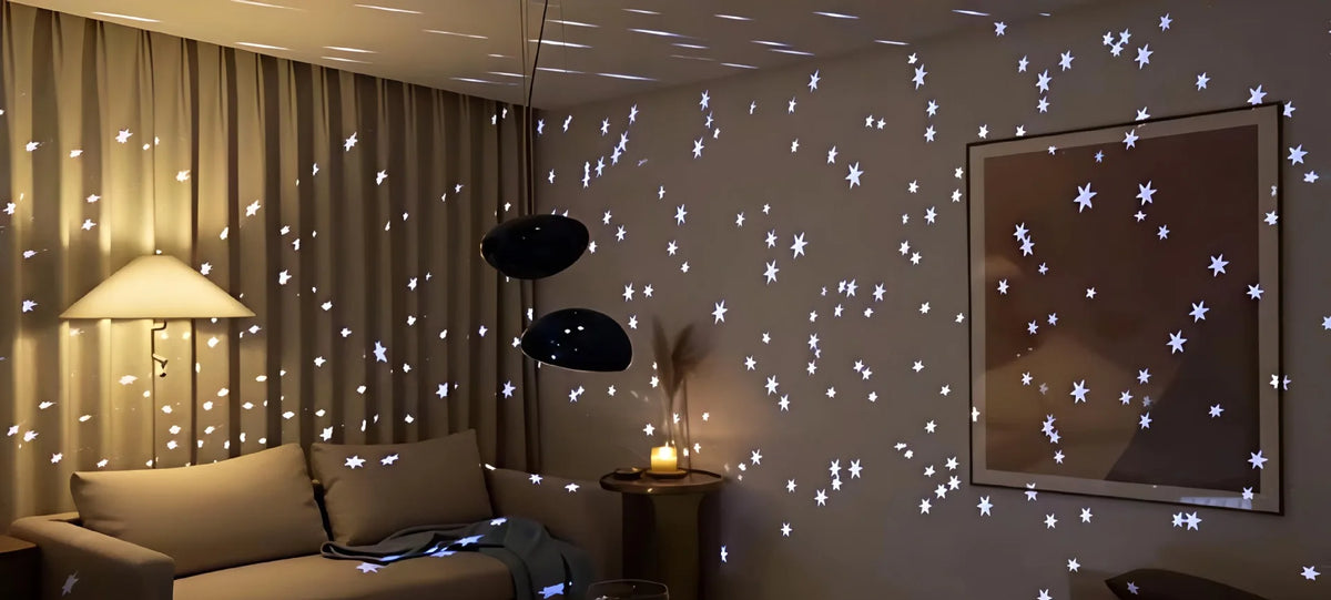 Dynamic Firefly Starry Sky Projection Light Ambient Light Outdoor Waterproof Gypsy LED Light