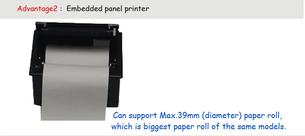 HSPOS QR71 58mm Embedded Thermal Receipt Printer 100mm/s RS232 USB Low Noise DC5-12V GB18030 for Kiosk Vending Machine POS Cash
