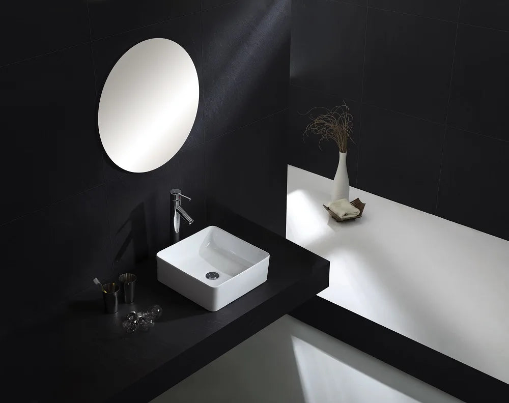 White Bathroom Sinks Light Luxury Bathroom fixtures Square Wash basin Home Round Kitchen Sink Toilet Washing Sink