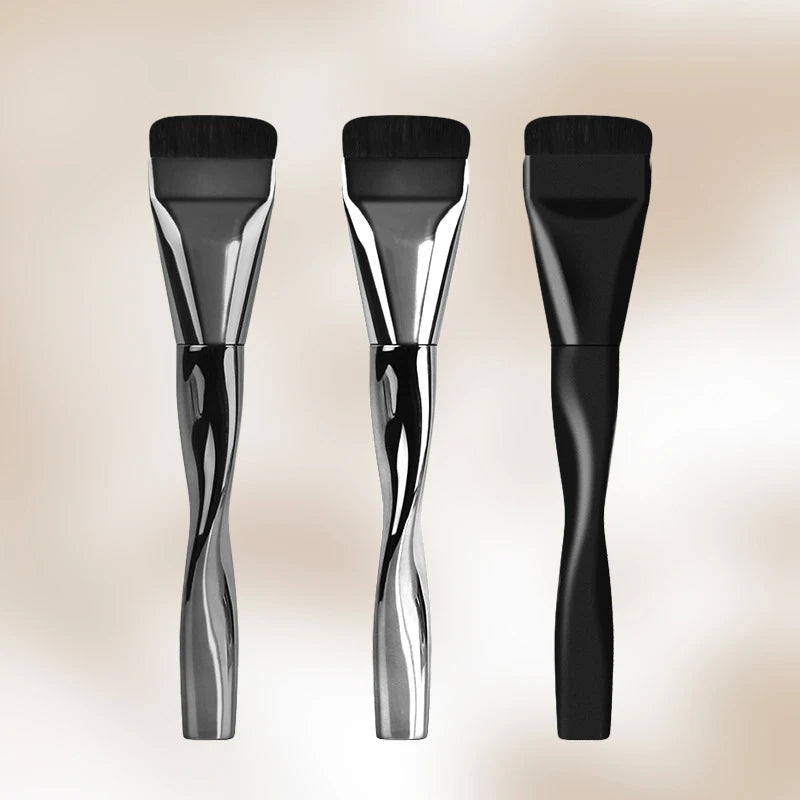 Ultra Thin Foundation Brush Lightweight Face Contour Brush Flat Contour Brush Blending Foundation Cream Makeup Brushes Beauty