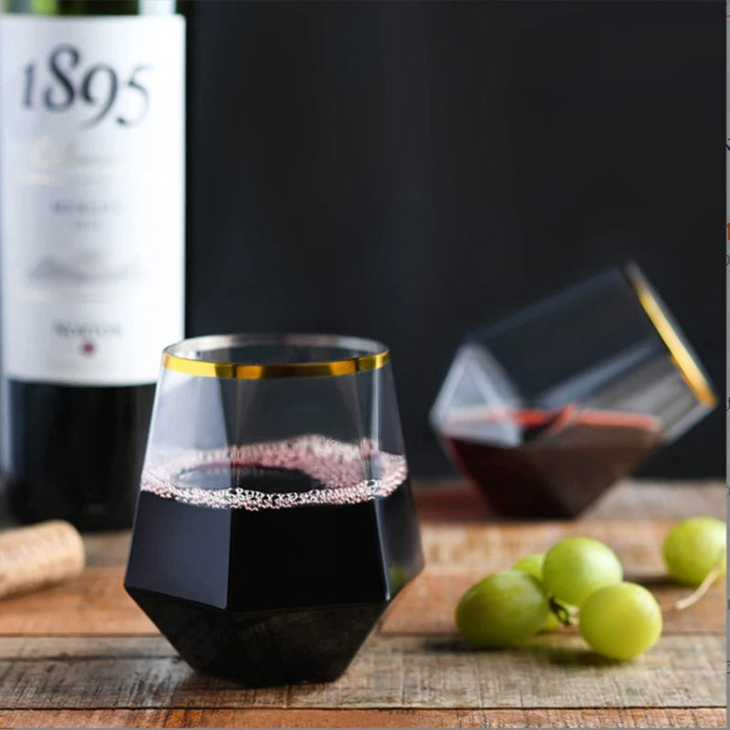 New 360ml Wedding Wine Glasses Drinkware Transparent Cocktail Glass Party Bar Club Drinking Tools Tea Coffee Mug