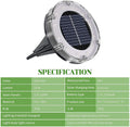 12LED Solar Ground Lights IP65 Waterproof Solar Light Outdoor Solar Garden Light For Yard Lawn Patio Deck Landscape Decor
