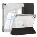 Case For iPad 5 6 7 8 9 10 11 Air 11 13 inch /Mini 6th 7th Gen / Pro 11 12.9 (3rd/4th/5th/6th Gen) Crystal Clear with Pen Holder