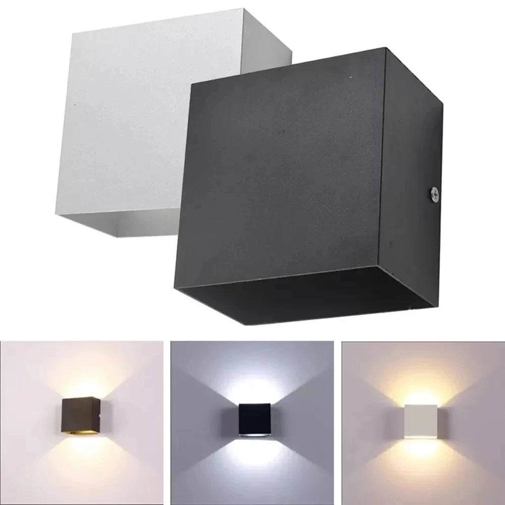LED Wall Light Outdoor Waterproof IP65 Porch Garden Yard Wall Lamp & Indoor Bedroom Bedside Decoration Lighting Lamp AC110V 220V