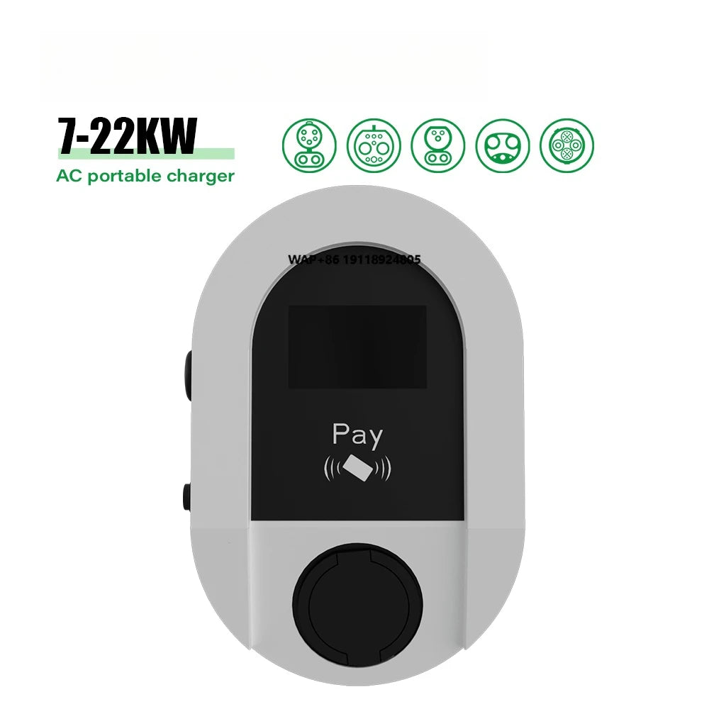 Home Use Car Charger Wallbox 22KW/7KW AC Charging Stations Ev