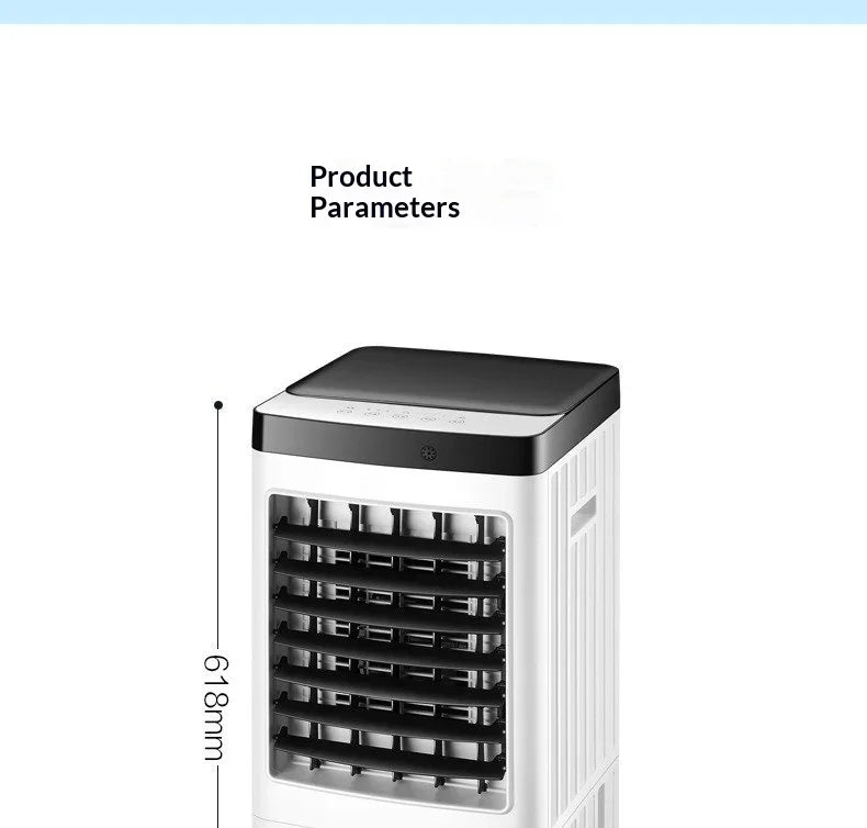 SIHAO Portable Air Conditioner Fan Humidifier Evaporative Cooler with Remote Control 10L Water Tank Strong Wind Silent Cooling