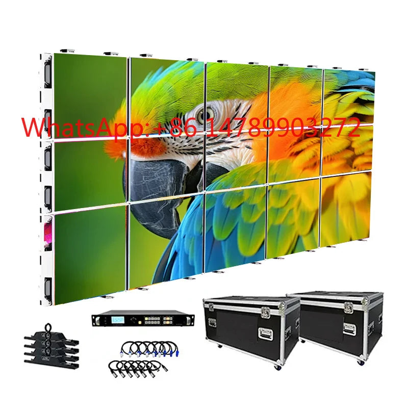 P3.91 IP65 Quick Setup LED Video Wall Multi-Scene Mall Rental Advertising Panel Screen