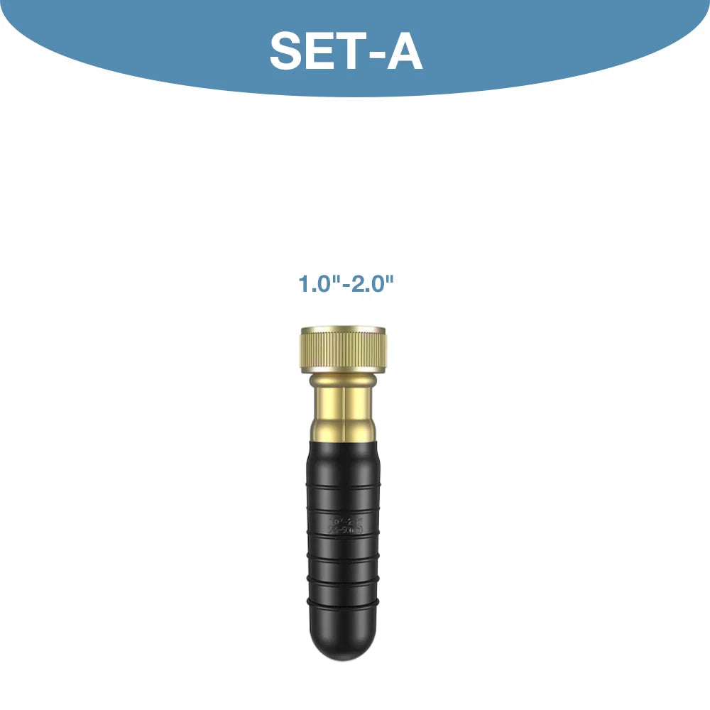 Drain Cleaning Tool, Pipe Unclogging Tool, For 1"-6" Pipes, Rubber Drain Bladder, Used To Unclog Bathroom, Sink, And Sewer Pipes