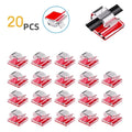 10/20/50PCS Cable Organizer Clips Wire Winder Holder Earphone Mouse Cord Clip Protector USB Cable Management Clips Wire Manager