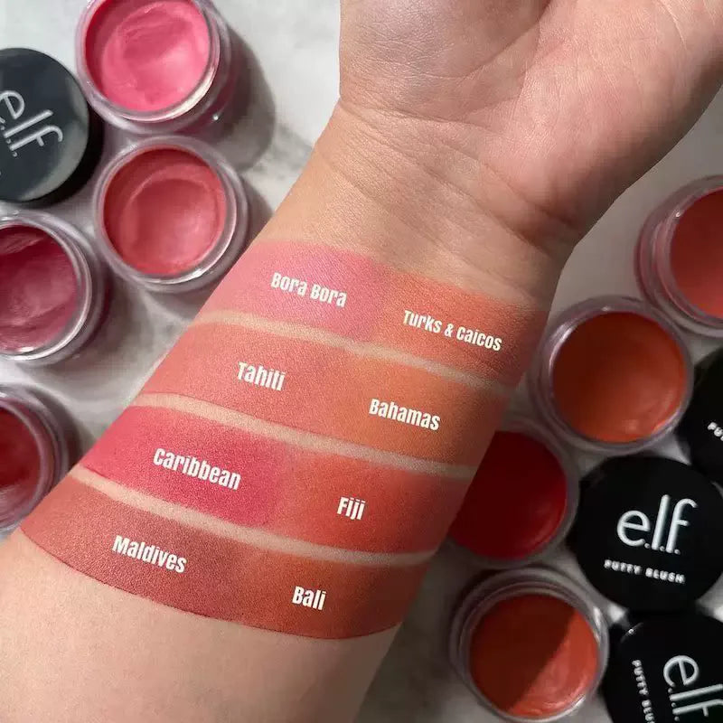 New Elf 8 Colors Liquid Blush Lasting Moisturizing Face Makeup Fruit Lip Gloss Lipstick Set Mango-Watermelon Bubblegum-Cherry