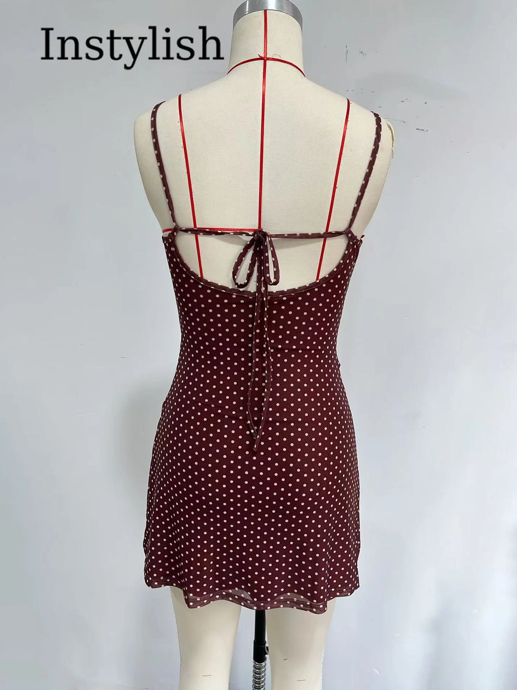 Summer Women's Dress Y2K Sweet Lady Fashion Street Women Dot Print Casual Simple Basic Sleeveless Dress Women's Chic