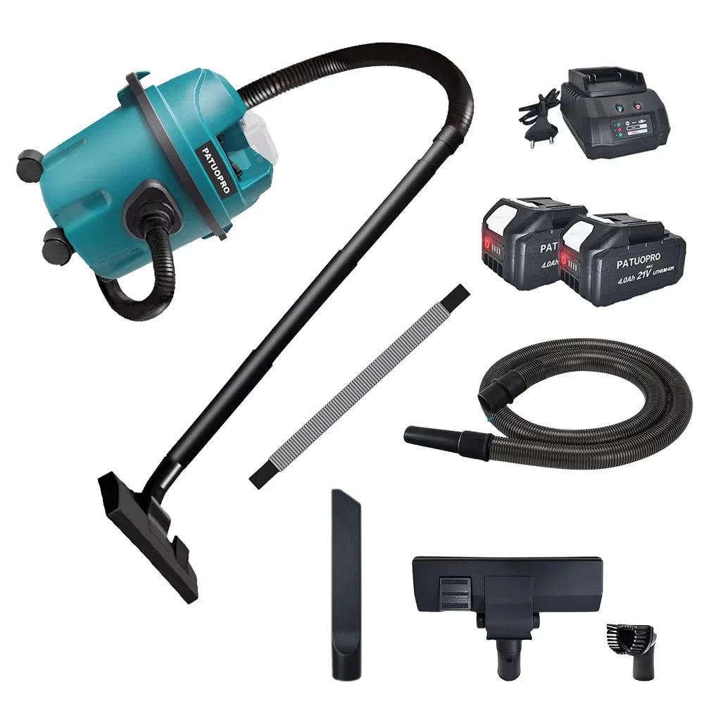Rechargeable 10L Wet/Dry Vacuum Cleaner Cordless Barrel Dust Car Pet Hair Multifunction Collecter Machine For Makita 18V Battery