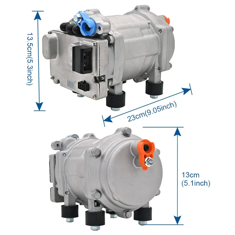 Universal 406‑4 Holes 12V/24V 3400Kcal Electric Auto A/C Compressor Evaporator Assembly  Air Conditioning System for Car Truck