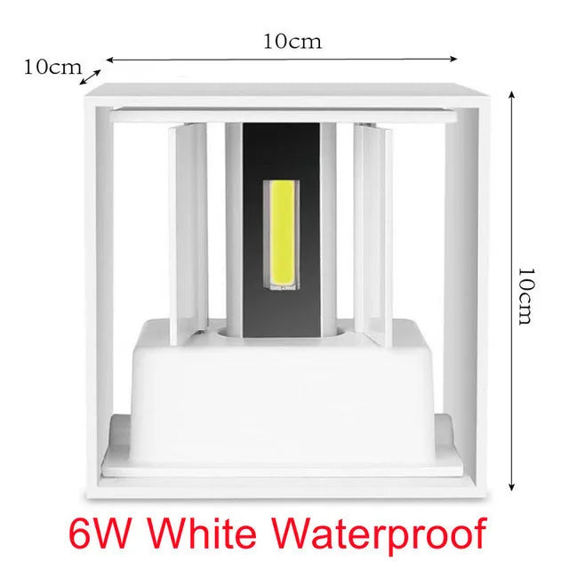 LED Wall Light Outdoor Waterproof IP65 Porch Garden Yard Wall Lamp & Indoor Bedroom Bedside Decoration Lighting Lamp AC110V 220V