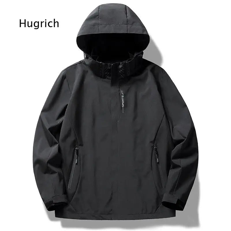 Couple Matching Hooded Jacket Stand Collar Thin Casual Outer Top For Men And Women Suitable For Spring Autumn Outdoor Travel An
