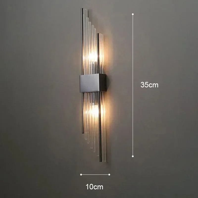 Luxury Wall Lamp Modern LED Gold Wall Light Indoor Lighting Wall Sconce Home Decor for Living Room Bedroom Bedside Stairs Lamps