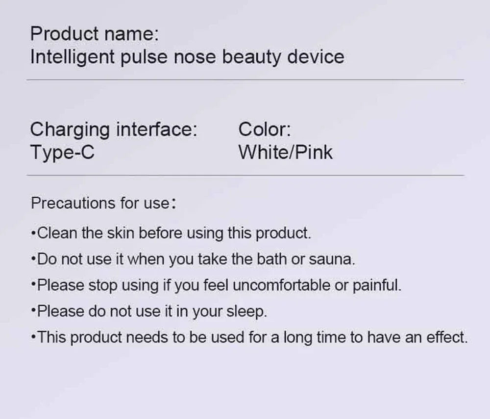 Beautiful Nose Clip EMS Nose Shaper Up Shaping Machine Lifting Nose Corrector Massage Tool Acial Corrector Slimmer Beauty Tool