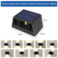 Outdoor Solar Fence Light LED Wall Lamp Waterproof Dusk to Dawn Deck Lights Outdoor Lighting For Garden Balcony Staircase Patio