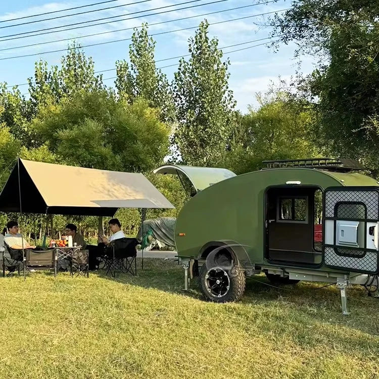 Camp Trailer off Road caravan Car Campers and Rvs Camping Travel Trailer