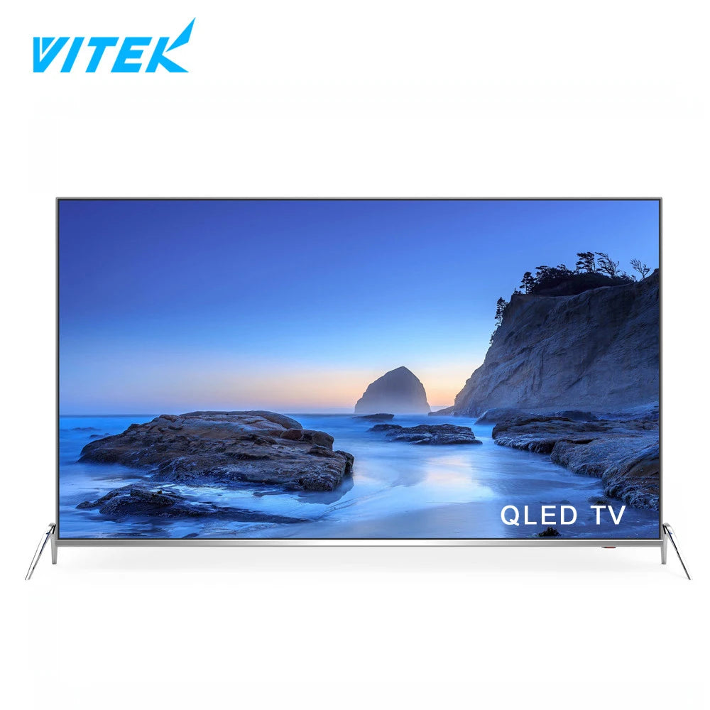 55 Inch 4K UHD Flat Screen Wholesale TV QLED, Digital Television 4K 55 Inch 4k QLED Tv, QLED LED 55 Inch Smart Television