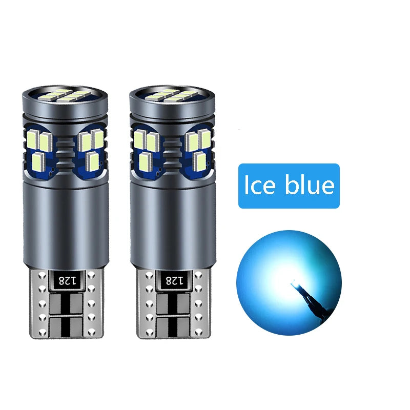 2Pcs T10 Car LED Bulbs For Audi A3 8L 8V 8P A4 B5 B6 B7 B8 A5 A6 C5 C6 C7 A7 A8 D2 D3 Interior Parking Clearance Lights