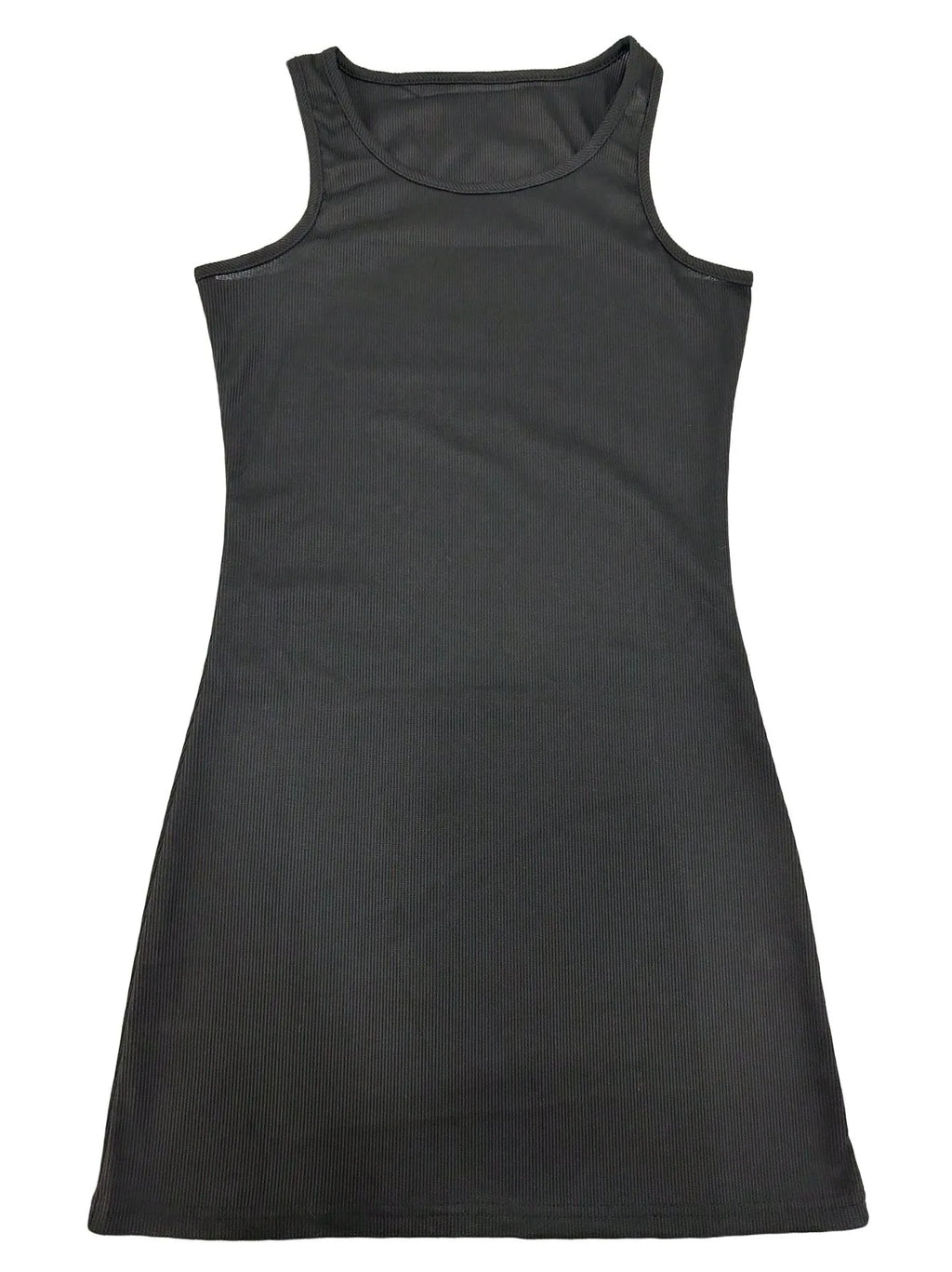2025 European and American dress new summer sleeveless mini sexy tight fitting tank top for women