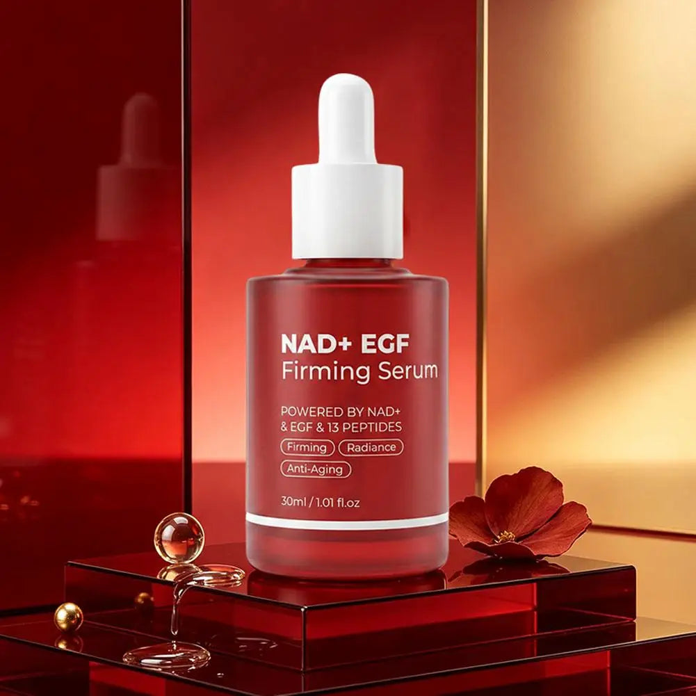 30ml NAD+ EGF Firming Serum 13 Peptides Radiance Anti-Aging Brighten Skin Tone Essence Improve Skin Elasticity Fine Lines Serum