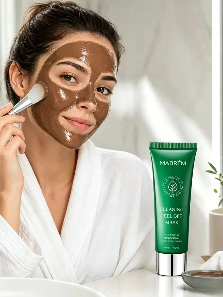 Plant Extract Cleaning Peel Off Mask Deep Clean Remove Blackheads Oil Dirt Refresh Bright Skin Pore Cleansing Facial Mask 40G