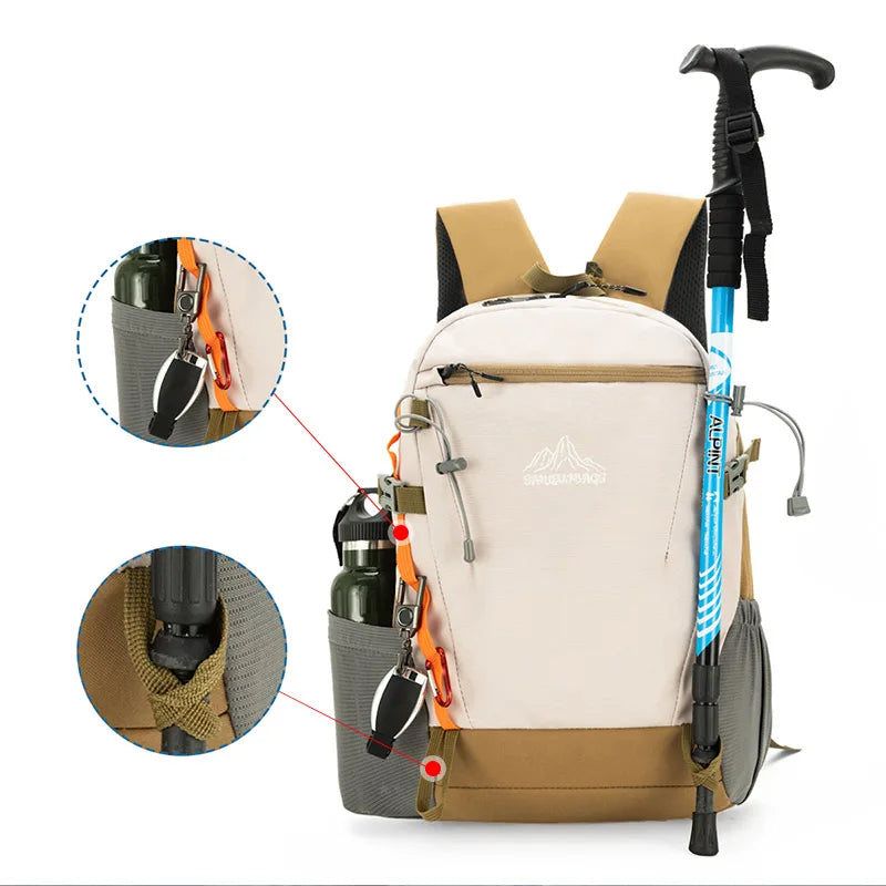 Outdoor Backpack, Women's Sports Backpack, Hiking Lightweight Waterproof Travel School Bag, Boys' Travel Lightweight Mountaineer Backpack