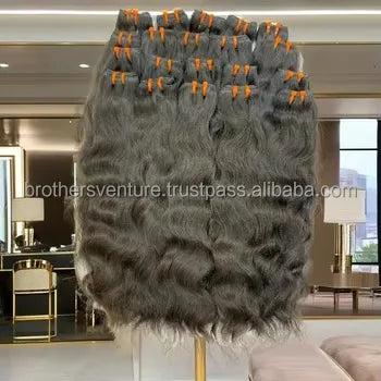 raw hair indian natural unprocessed temple hair with cuticles aligned smooth long lasting smooth temple hair
