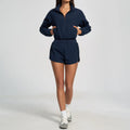 Women Outdoor Running Suit Two Pieces Yoga Set Breathable Quick Dry Fitness Sportswear Workout Clothes Sports Outfit