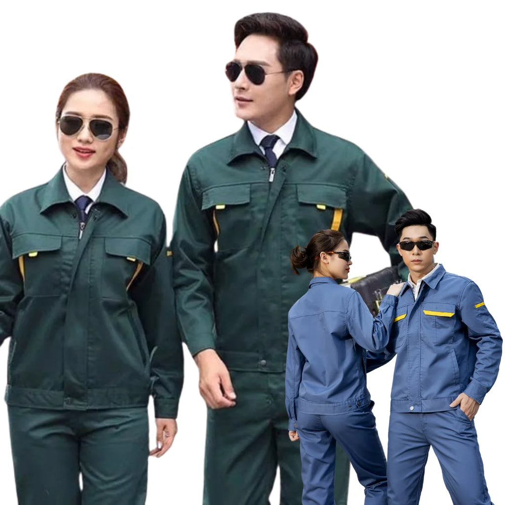 Anti Flame Aramid Retardant Work Suit Set Heat-resistant Fire-resistant for Iron Metallurgy Casting Flame Retardant Workwear