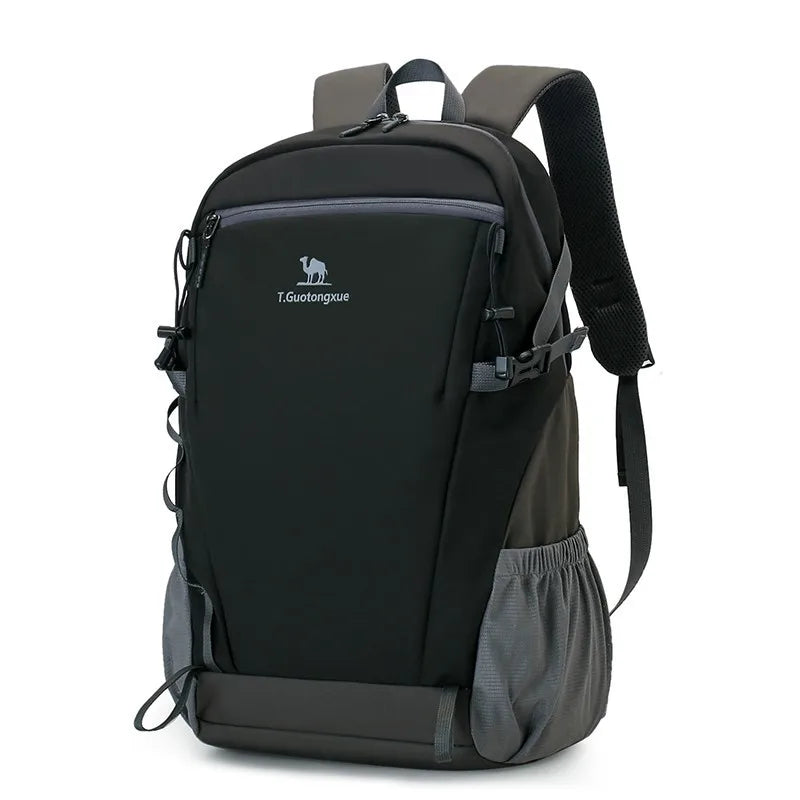 Men's Outdoor Large Capacity Backpack Travel Bag Women's Casual Hiking Bag Waterproof Lightweight Double Shoulder Bag