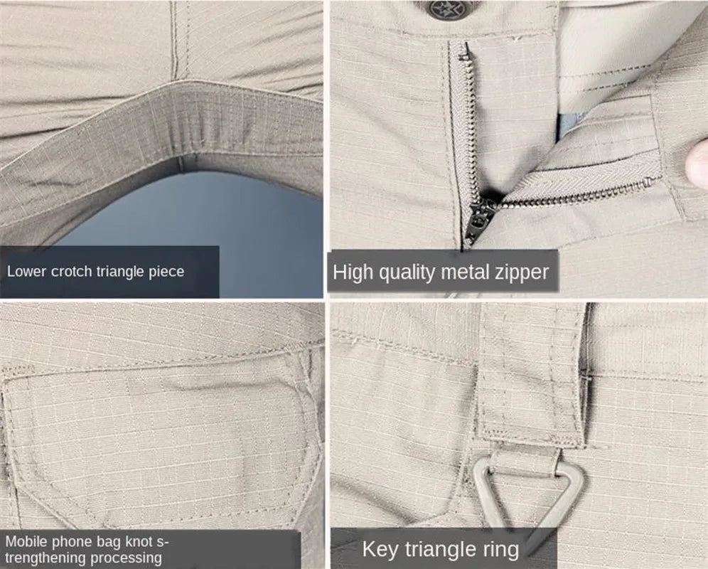 Tactical Cargo Pants Men Combat Trousers Cargo Pants Multiple Pockets Working Hiking Casual Men's Trousers Plus Size 6XL