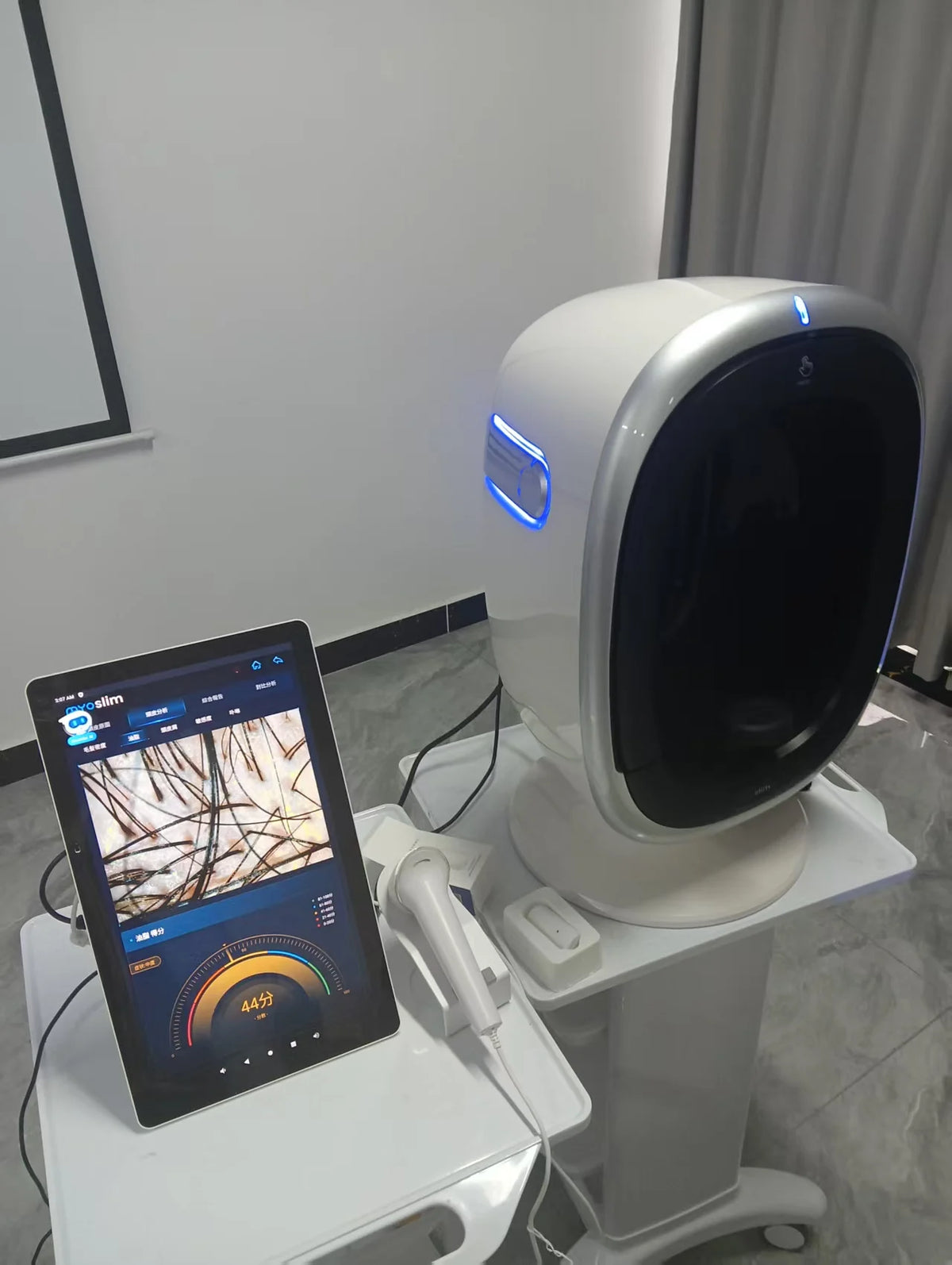 O1pro Portable 3D AI Scanner Facial & Scalp Dual Use Analysis Machine Professional Skin Condition Detector Beauty Salon Device