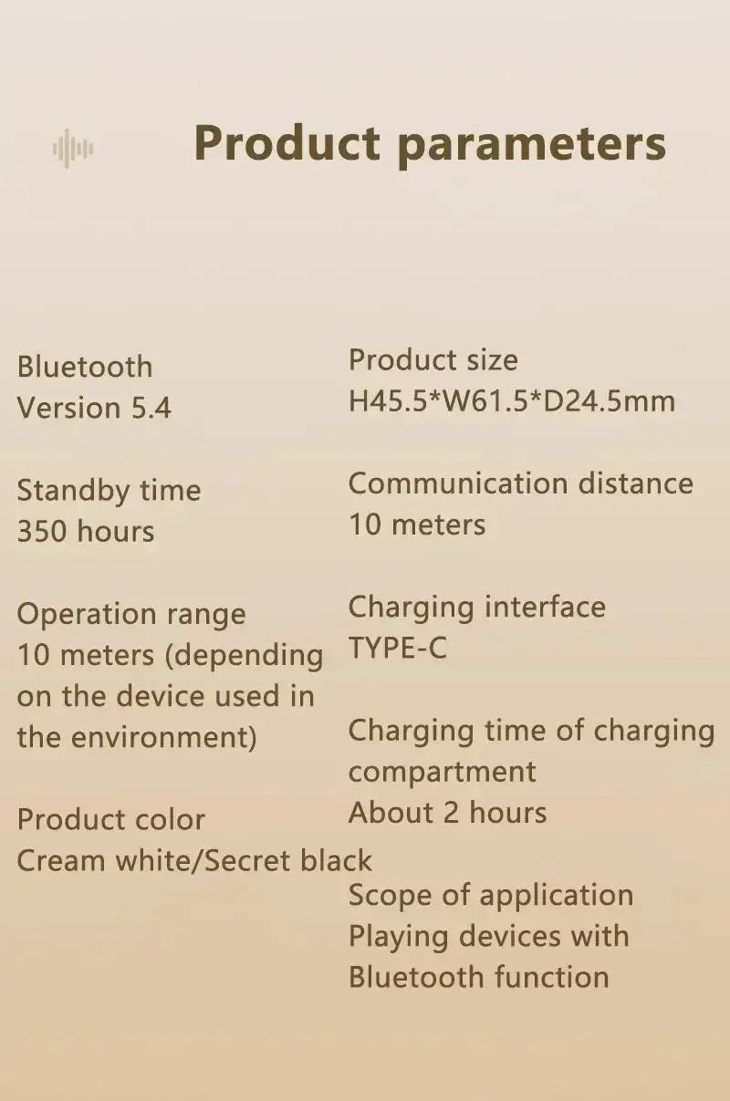 New TWS Mini Comfortable Noise-cancelling True Wireless Bluetooth Headphones With High Sound Quality Bluetooth 5.3 Earphones