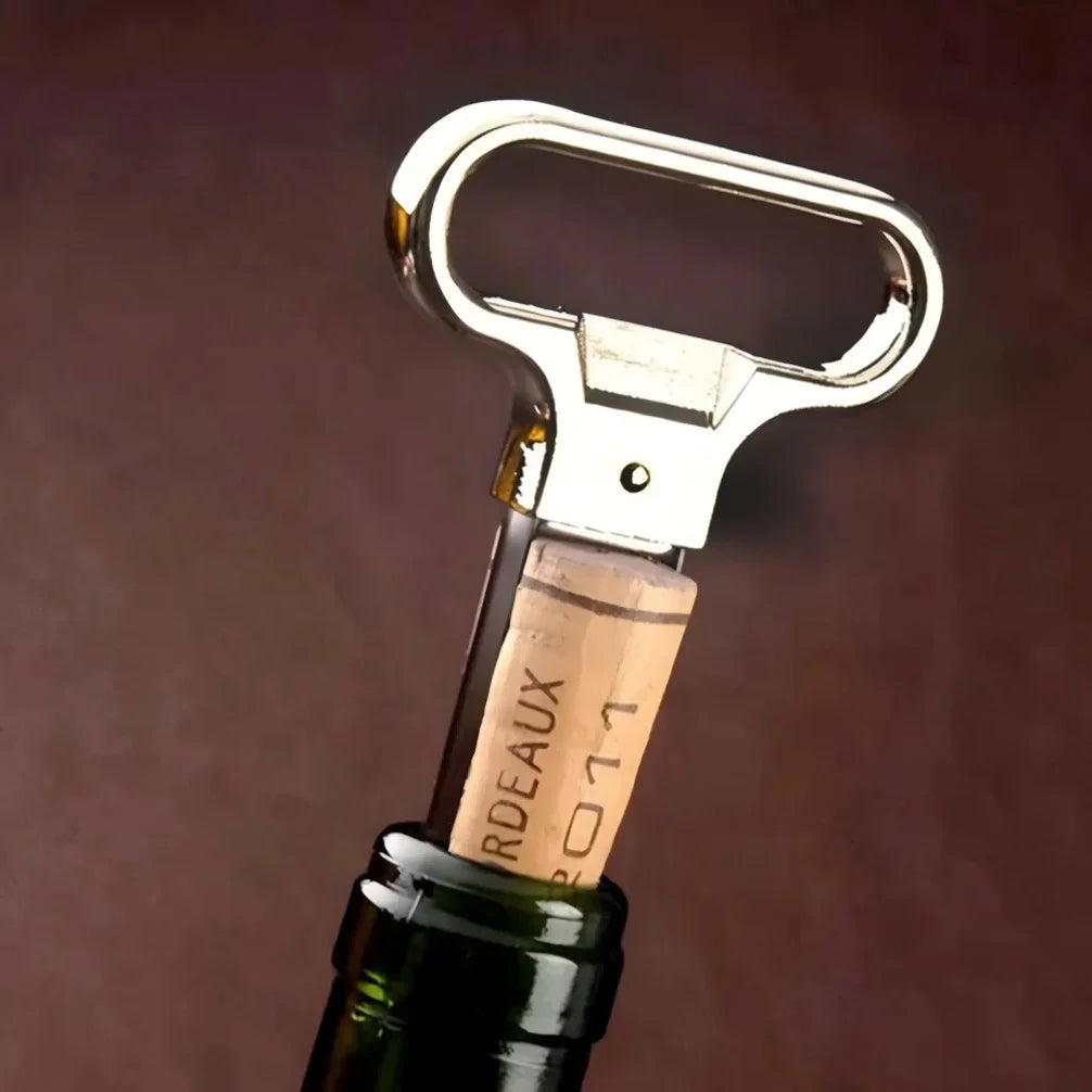 Handheld Wine Bottle Opener Pump Labor-Saving Waiter's Corkscrew with Foil Cutter - Essential Kitchen Tool for Smooth Wine Enjoy