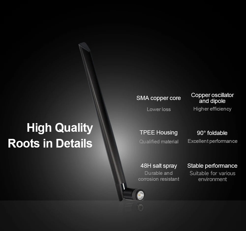 2.4GHz WiFi Antenna Router Antennas 2.4GHz Antenne for Wireless Module ZigBee SMA Male 2.4G Mini Aerial for  FPV Bluetooth